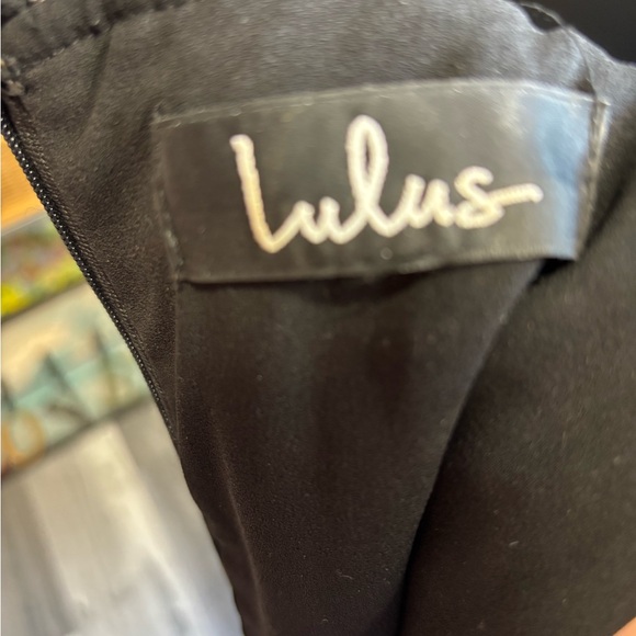 Lulu's Black and White Checkered Midi Dress - Picture 8 of 13